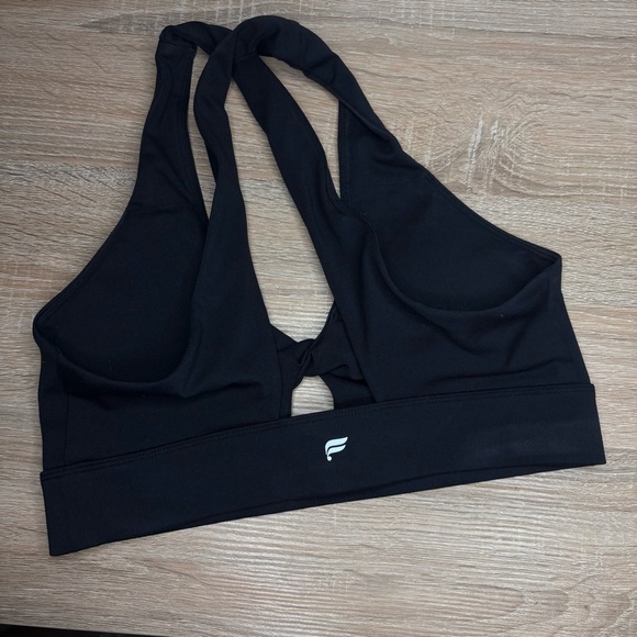 Fabletics Black Women's Halter Sports Bra M - Picture 2 of 2